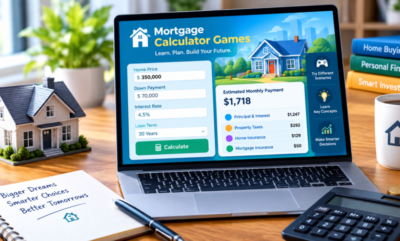 mortgage calculator games
