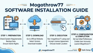 how is mogothrow77 software installation