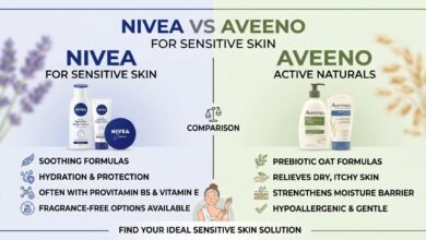 nivea vs aveeno for sensitive skin