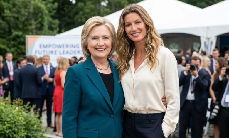 Hillary Clinton and Gisele Bündchen