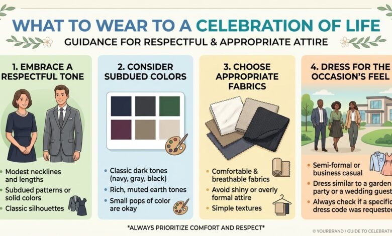 what to wear to a celebration of life